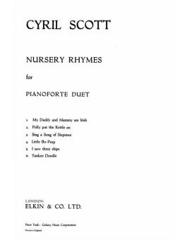 Nursery Rhymes Piano Duet 