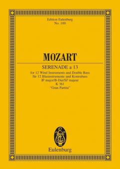 Serenade a 13 No. 10 Si bémol majeur KV 361 Standard