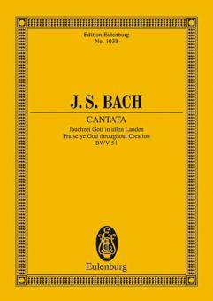 Cantata No. 51 (Dominica 15 Post Trinitatis Et In Ogni Tempo) BWV 51 Standard