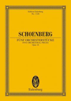 5 Pièces pour orchestre op. 16 Standard