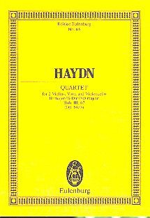Quatour à cordes Sib majeur op. 64/3 Hob. III:67 
