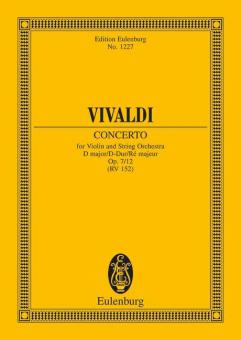 Concerto Ré majeur op. 7/12 RV 214 / PV 152 