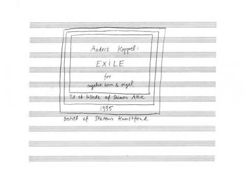 Koppel A Exile Score/Part Oboe/Piano 