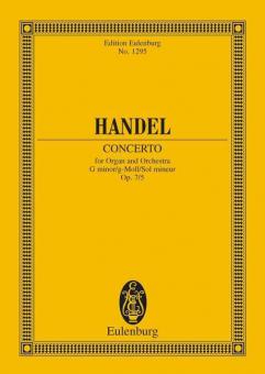 Concert pour orgue No. 11 Sol mineur op. 7/5 HWV 310 Standard