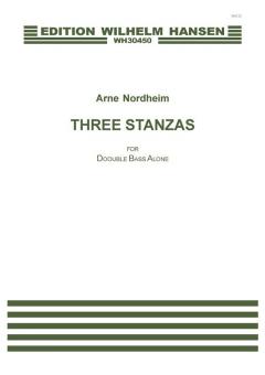 Nordheim Three Stanzas Solo Dbl Bass 