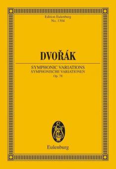 Variations symphoniques op. 78 B 70 Standard