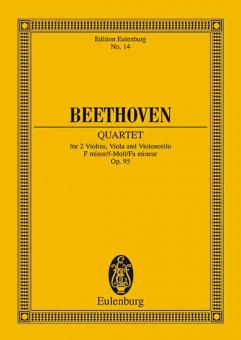 Quartour à cordes Fa mineur op. 95 Standard