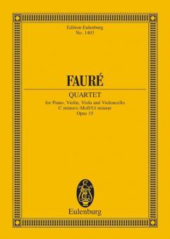 Quatuor avec piano No. 1 op. 15 Standard