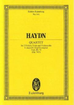 Quartour à cordes Ut majeur op. 74/1 Hob. III: 72 