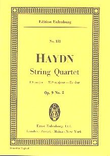 Quatour à cordes Mib majeur op. 9/2 Hob. III:20 