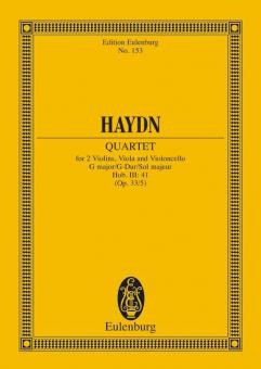 Quatour à cordes Sol majeur op. 33/5 Hob. III: 41 Standard