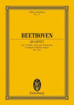 Quatour à cordes Sol majeur op. 18/2 Standard