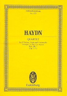 Quatour à cordes La majeur op. 2/1 Hob. III: 7 