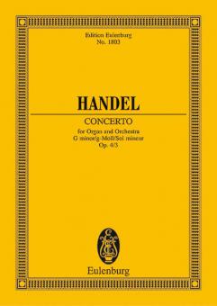 Concert pour orgue No. 3 Sib majeur op. 4/3 HWV 291 