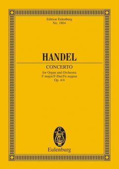Concert pour orgue No. 4 Fa majeur op. 4/4 HWV 292 Standard