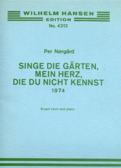 Singe Die Garten Mein Hertz 