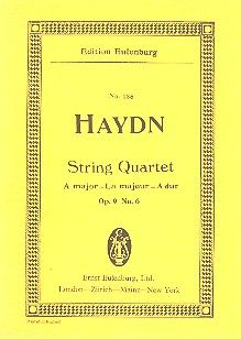 Quatour à cordes La majeur op. 9/6 Hob. III: 24 