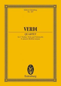 Quatuor à cordes en mi mineur Standard