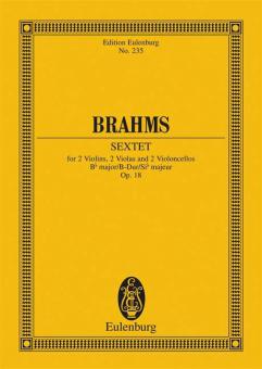 Sextet à cordes Sib majeur op. 18 Standard