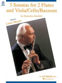 3 Sonatas for 2 Flutes and Viola 