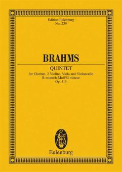 Quintet Si mineur op. 115 Standard