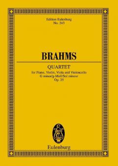 Quatuor avec piano Sol mineur op. 25 Standard