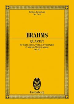 Quatuor avec piano Ut mineur op. 60 Standard