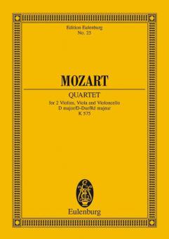 Quatuor à cordes Ré majeur KV 575 Standard