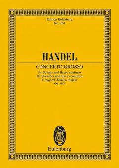 Concerto grosso Fa majeur op. 6/2 HWV 320 Standard
