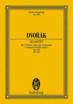 Quatour à cordes Sol majeur op. 106 B 192 Standard