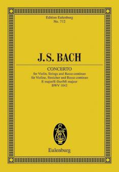 Concerto Mi majeur BWV 1042 Standard