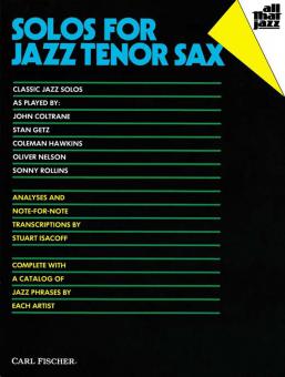 All that Jazz - Solos for Tenor Sax 
