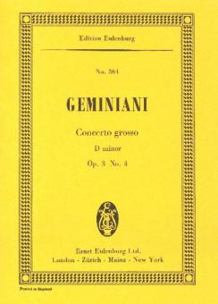 Concerto grosso Ré mineur op. 3/4 