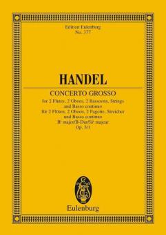 Concerto grosso Sib majeur op. 3/1 HWV 312 Standard