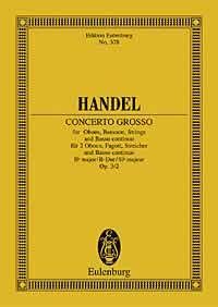 Concerto grosso Sib majeur op. 3/2 HWV 313 Standard