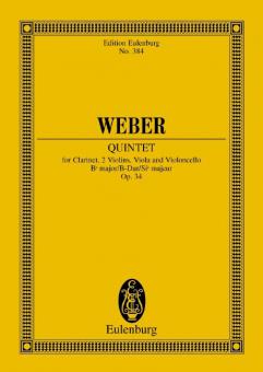 Quintette Si bémol majeur op. 34 JV 182; WeV P.11 Standard