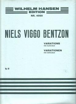 Variations for Solo Flute Op. 93 