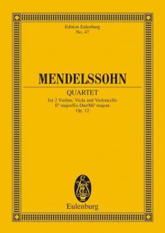 Quatuor à cordes Mib majeur op. 12 Standard