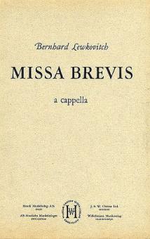 Missa Brevis (Men's Voices) 