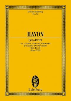 Quatour à cordes Mib majeur op. 33/2 Hob. III: 38 Standard