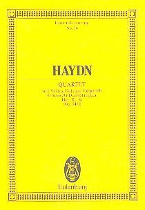 Quatour à cordes Sol majeur op. 54/1 Hob. III:58 