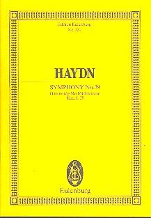 Symphonie No. 39 Sol mineur Hob. I: 39 