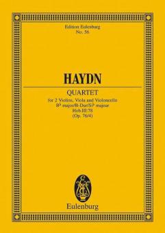 Quatour à cordes Sib majeur, L'Aurore op. 76/4 Hob. III: 78 Standard