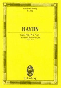 Symphonie No. 51 Sib majeur Hob. I: 51 