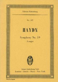Symphonie No. 59 La majeur Hob. I: 59 
