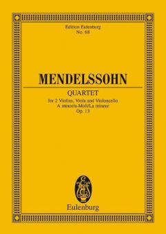 Quatuor à cordes La mineur op. 13 Standard