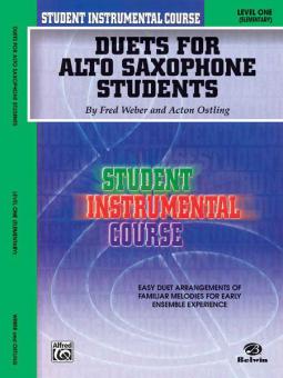 Duets for Alto Saxophone Students, Level 1 