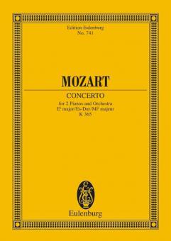 Concert Mi bémol majeur KV 365 Standard