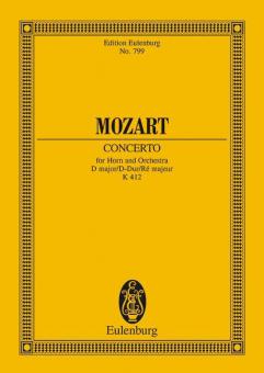 Concerto Re majeur K 412 Standard