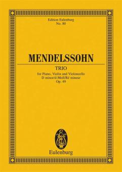 Trio avec piano Ré mineur op. 49 Standard
